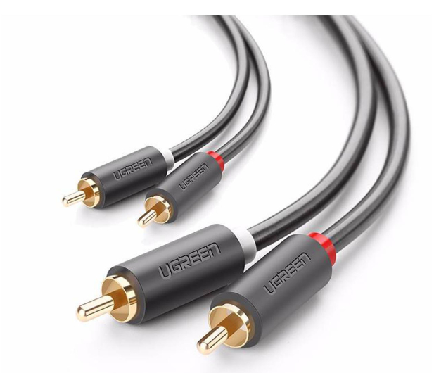 UGREEN AV104 Przewód 2x RCA (Cinch) do 2x RCA (Cinch) 1m 6957303837472 - 1257648 - zdjęcie